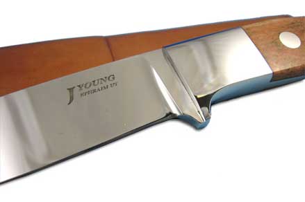 John Young ATS-34 Knife | Engraving