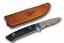 Classic Drop-Point Knife - Back View with Case - Thumbnail