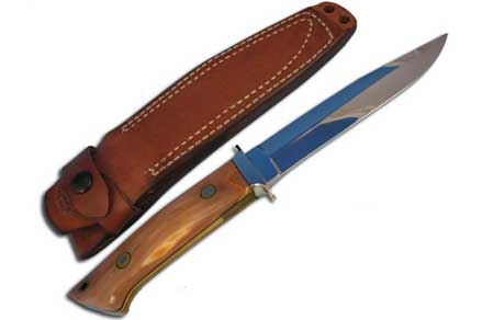 Robert Waldorf Loveless Ivory Fighter Knife | Case Back RW Loveless Ivory Fighter Knife | Case Back