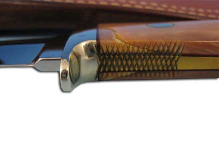 Robert Waldorf Loveless Ivory Fighter Knife | Handle Detail RW Loveless Ivory Fighter Knife | Handle Detail
